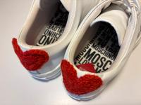 MOSCHINO Sneaker Turnschuhe Leder Herz Häkel NP 245 Euro Bayern - Triefenstein Vorschau