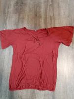 Carmen Shirt mit Glockenärmeln und Gummizug rot XL (44) Niedersachsen - Weener Vorschau