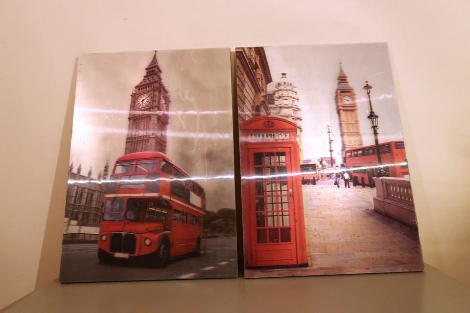 London Großbritanien Britain Lenticular 3D Leinwand Bigben in Hannover