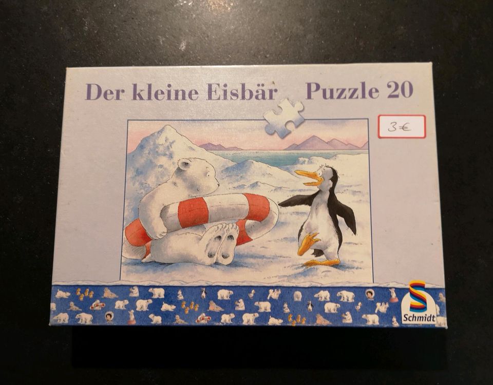 3 Puzzles, Bauernhof, Der kleine König, Der kleine Eisbär in Binzen