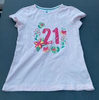 T-Shirt rosa  Blume Lupilu 110 116  Mädchen 21 Niedersachsen - Stuhr Vorschau