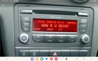 Autoradio Audi A3 8P concert cd mp3 Code Radio werksradio Duisburg - Meiderich/Beeck Vorschau