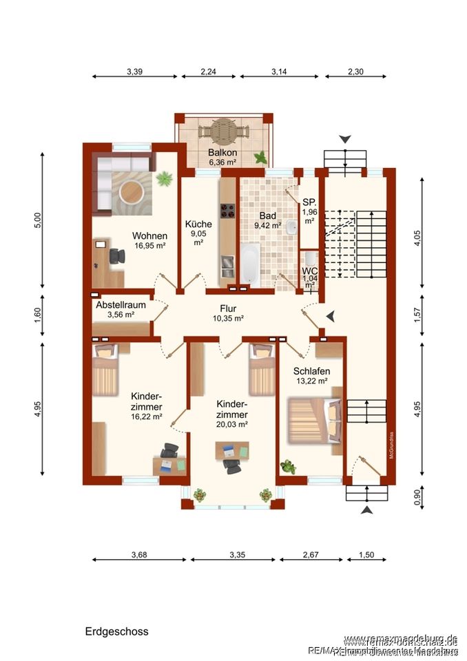 "Historisches Mehrfamilienhaus mit Modernisierungen - Attraktive Kapitalanlage in Halberstadt" in Halberstadt