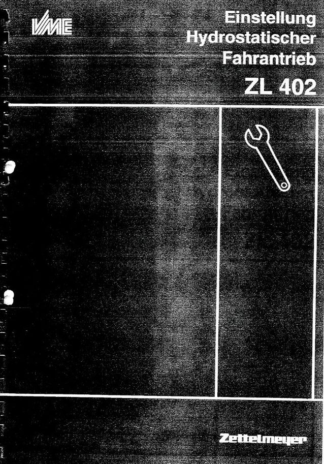 Zettelmeyer ZL402 Reparaturanleitungen in Bahretal