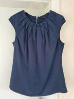 orsay Bluse ohne Arm, blau Satin, Gr. 42 Niedersachsen - Braunschweig Vorschau