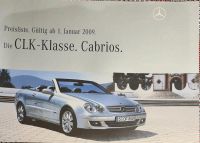 MERCEDES CLK-KLASSE 2009 PREISLISTE PROSPEKT Schleswig-Holstein - Norderstedt Vorschau