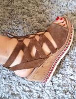 Tolle Wildledersandalen Gabor, 38.5 Zehnhausen bei Rennerod - Rennerod Vorschau