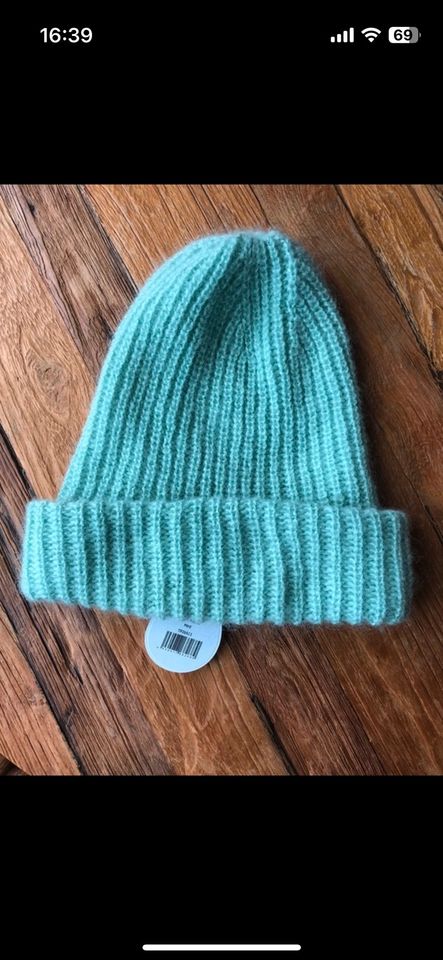 Neue Mütze/Beanie mit Mohair- & Merinowolle mint Uhana Design in Schwerin