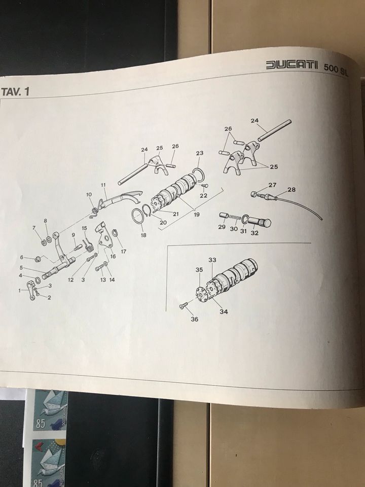 Ducati Pantah 500 Ersatzteilkatalog in Alsbach-Hähnlein