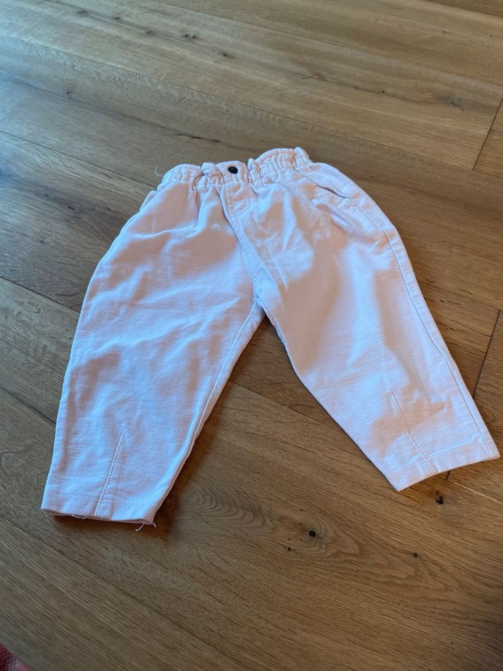 Zara Jeans gr 86 Rose Mädchen Gummizug in Hannover