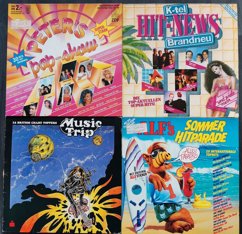 Schallplattensammlung LP Sampler für Pop- und Rockfans der 80er in Rellingen