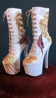 PLEASER SKY-3000 EU37/US7 Weiß HighHeel Plateaustiefel Boots  Bayern - Schalkham Vorschau