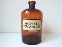 Apotheker Flasche Vase Glas Braun Hydrogen. Peroxyd. Vintage XXL Pankow - Prenzlauer Berg Vorschau