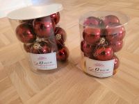 Christbaum Kugeln/ Weihnachtsbaum Kugeln rot, aus Glas Nordrhein-Westfalen - Neunkirchen Siegerland Vorschau