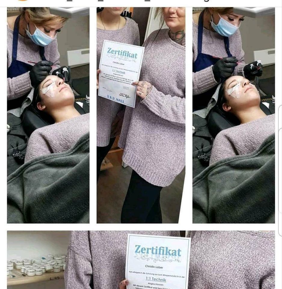 Wimpernstylistin Schulung mit Zertifikat sowie Vertrieb in Kempten