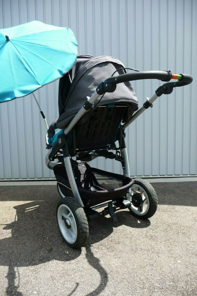 Teutonia Spirit S3 Kinderwagen Buggy Babywanne Komplettset in Stuttgart