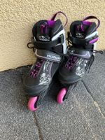 Inlineskates Kinder HUDORA schwarz, lila Gr. 29-32 verstellbar Niedersachsen - Bad Harzburg Vorschau