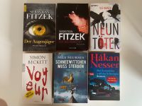 Taschenbücher: verschiedene Krimis und Thriller (6 Bücher) Hessen - Kalbach Vorschau