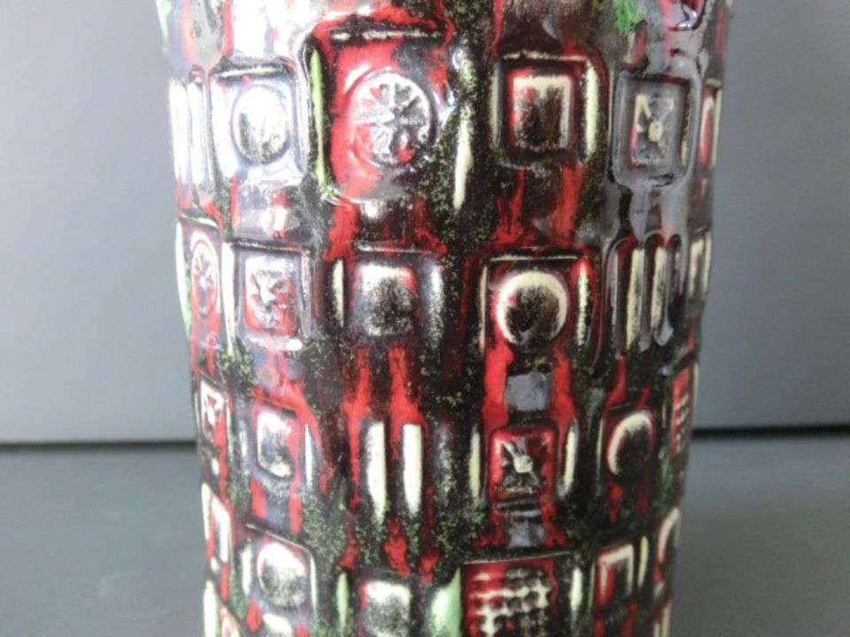 Bodo Mans Bay Keramik Vase Henkelvase groß top Zustand 60er 50er in Mannheim