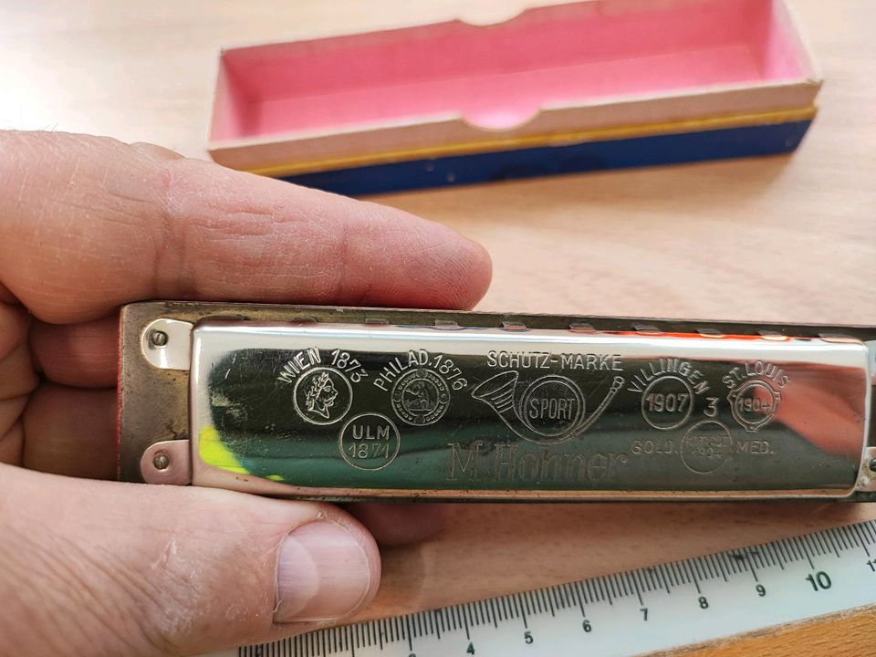 Antik Alt Mundharmonika ZIGEUNER BARON M.HOHNER Rarität Vintage in Dresden