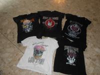 Paket T-Shirts Damen Gr.M/L 5 Stück Totenkopf EMP Rheinland-Pfalz - Bernkastel-Kues Vorschau