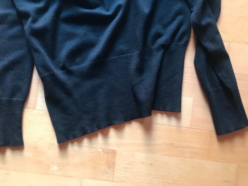 ☀ MANGO ☀ femininer Langarmpulli in Schwarz in Mechernich