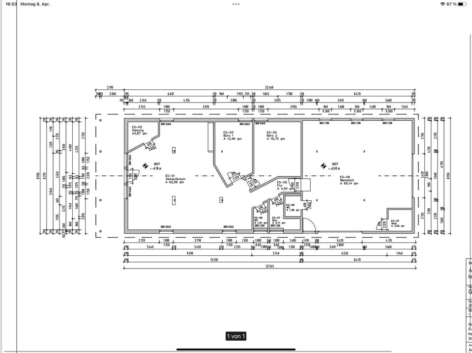 KFZ Halle mit Gewerbeeinheit/Wohnung und Außenfläche 3 Parkplätze und Carport in Cremlingen