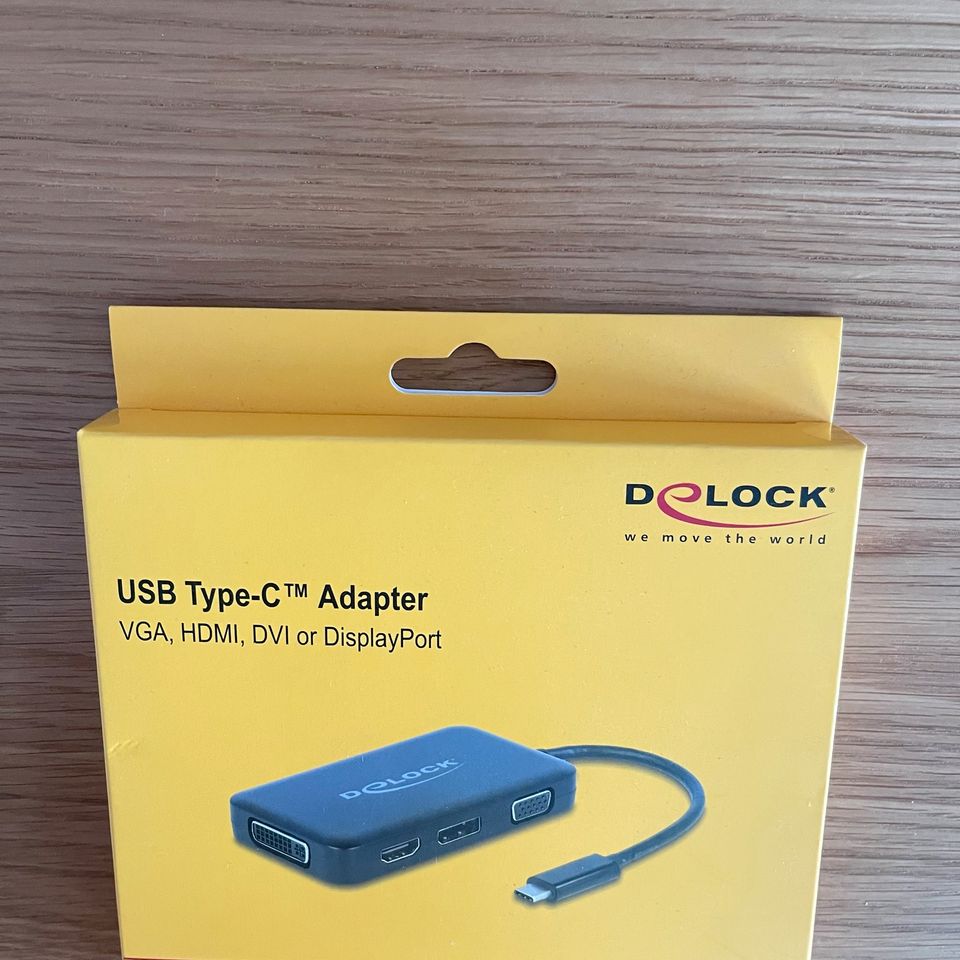 NEU USB Type-C Adapter Delock VGA, HDMI, DVI, Display Port in Windischeschenbach