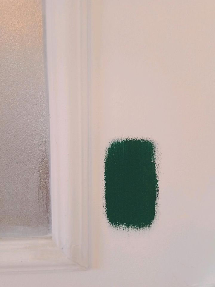 Wandfarbe dunkelgrün 2,5 L in Wendisch Evern