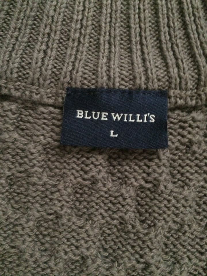 BLUE WILLIS Herren Strickjacke Gr. L XL NEU ohne Etikett in Herford