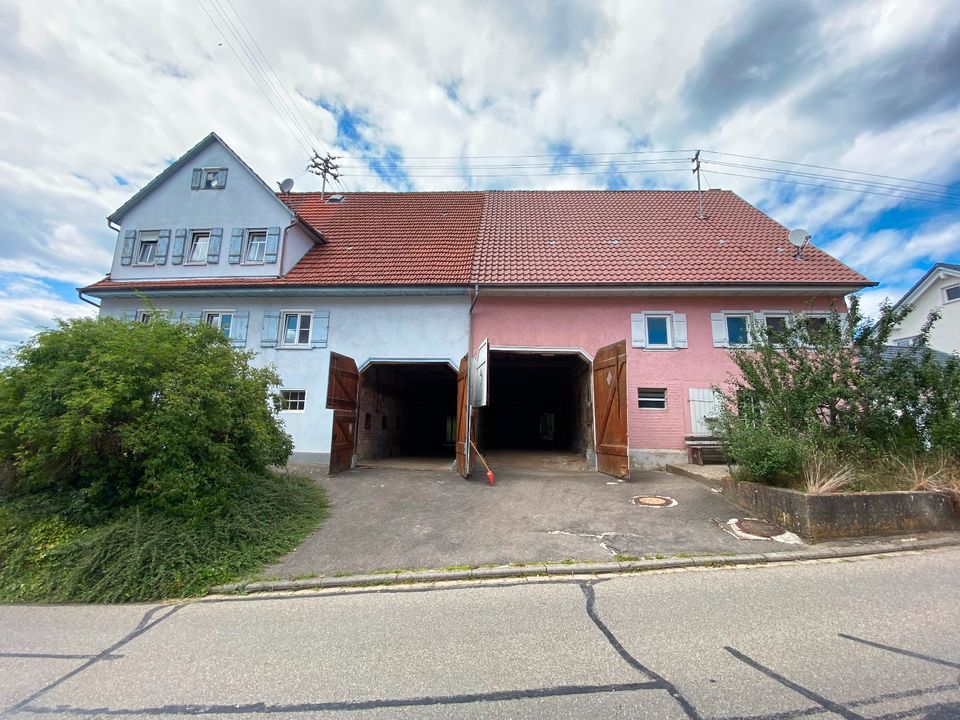 Zwei Bauernhäuser zum Preis von einem Bauernhaus mit gr. Garten in Geislingen