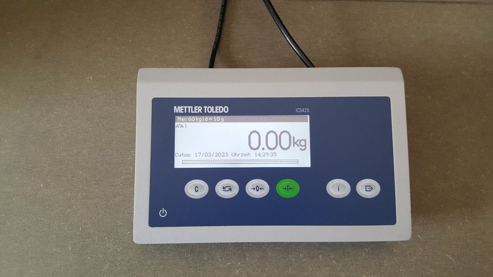 Mettler Toledo Waage 60kg Edelstahl Neuwertig Handel , Industrie in Dietramszell