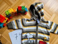 Sweatjacke snoopy Größe 74 Hessen - Kassel Vorschau