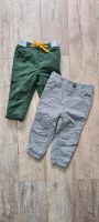 2 Hosen für den Winter grau oliv khaki, gefüttert, Gr. 86 Hessen - Riedstadt Vorschau