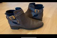 Chelsea Boots, Leder Stiefeletten, Buffalo Gr 38, Khaki Bayern - Lenting Vorschau
