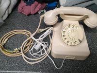 W48 Telefon Elfenbein grüne Zahlen Bj. 04 / 63 Düsseldorf - Lichtenbroich Vorschau