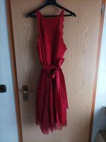 Rotes Abendkleid mit Tüll und Spitze, Gr. XL Bayern - Eschlkam Vorschau