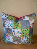 Patchwork Dekokissen,  ca 40x40 cm , Pink , HandMade Hessen - Bad Hersfeld Vorschau