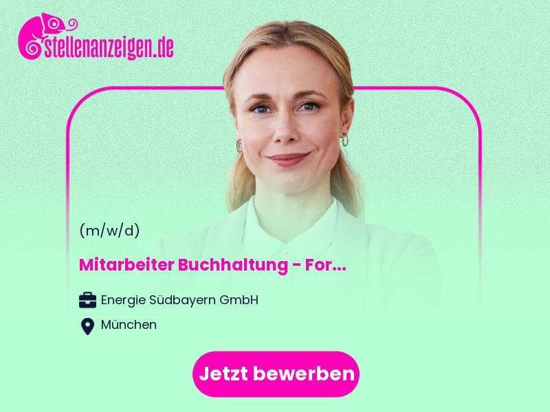 Mitarbeiter (w/m/d) Buchhaltung - in München