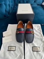 Gucci Loafer Blau/Rot Neu! Gr. 38 Mit  Tags, Rechnung Niedersachsen - Braunschweig Vorschau