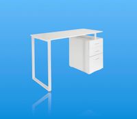 ATLAS + | 120x50 - Schreibtisch Weiß Bürocontainer Krummhörn - Greetsiel Vorschau