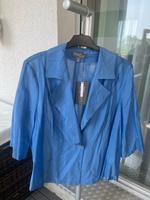 Seidenjacke Ulla Popken SELECTION Blazer Gr. 48 Seide blau  NEU München - Trudering-Riem Vorschau