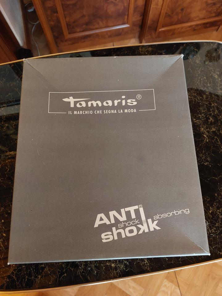 Schuhe Damen Tamaris Warmfutter Leder Schwarz Neu Karton Gr 36 in Hannover