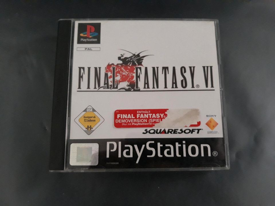 Final Fantasy 6 VI PS1 Playstation 1 in Asbach