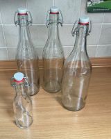 4 Bügelverschlussflaschen Glasflaschen verschiedene Größen Bayern - Diedorf Vorschau