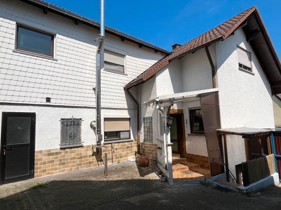 2-Generationenhaus mit Baugrundstück - auch Kleingewerbe - Garage - Nebengebäude -Garten in Ubstadt-Weiher