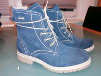 Tamaris Boots Stiefelette dunkelblau marine 39 Wildleder schmal Nordrhein-Westfalen - Schalksmühle Vorschau