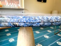 Esstisch mit Azul Bahia Granit Tischplatte mit Travertinfuß Baden-Württemberg - Mannheim Vorschau
