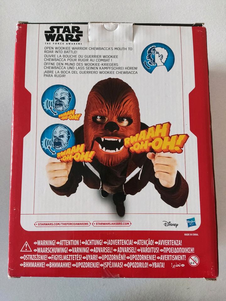 Star Wars Chewbacca Maske Hasbro B83226 mit Sound + Batterie  OVP in Hamburg