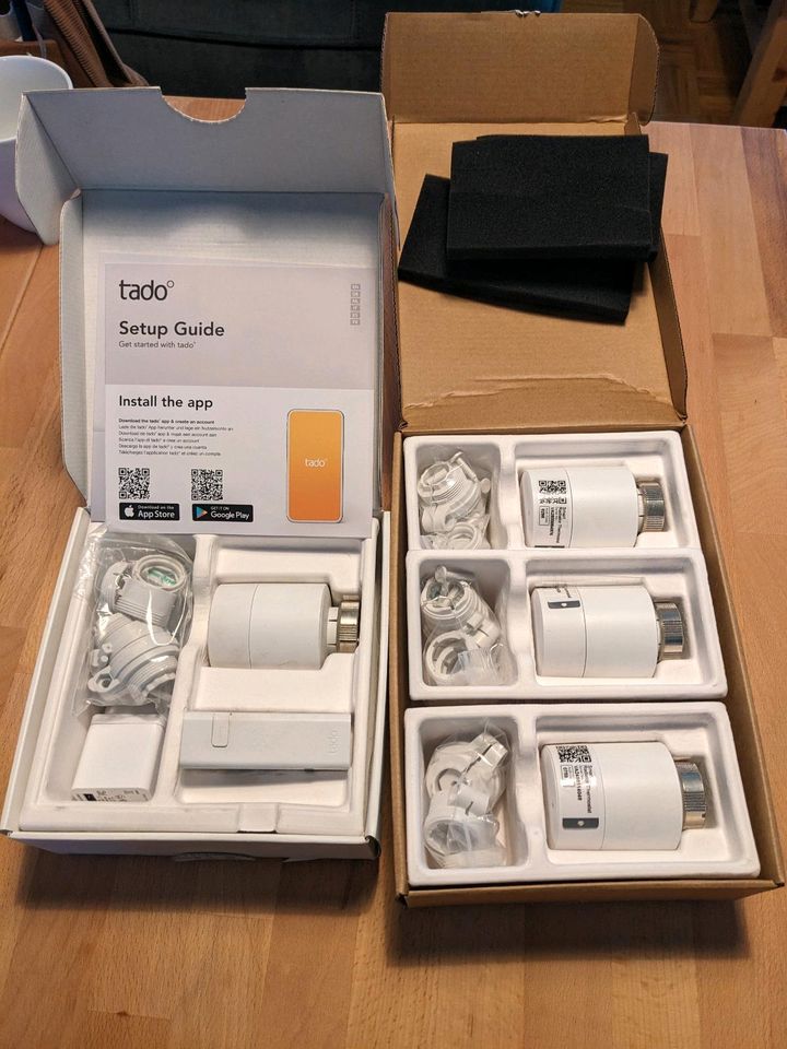Tado Starter Kit V3+ mit 4 Thermostaten - smarte Heizungssteuerun in Mainz